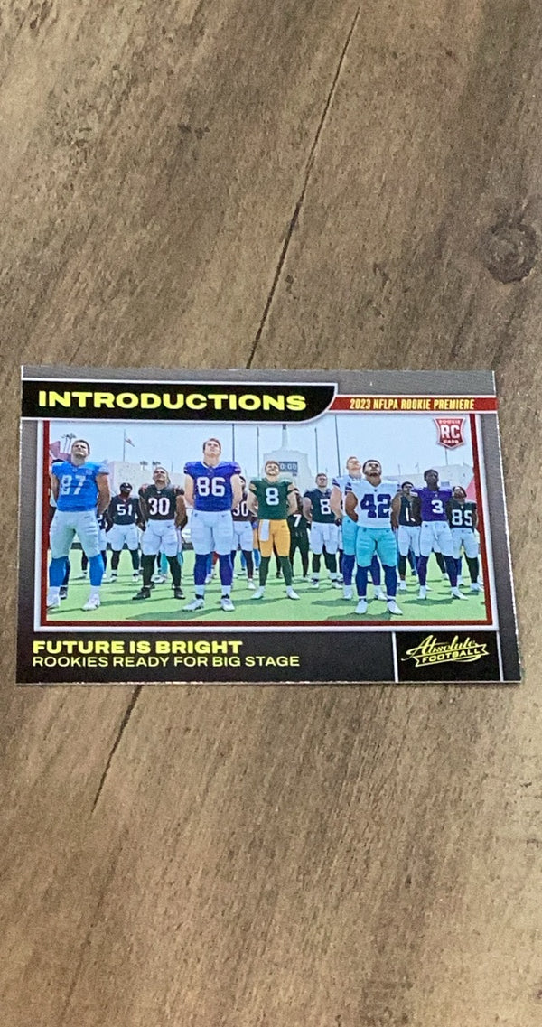 Future is Bright 2023 Panini Absolute - Introductions 7 trading card image front