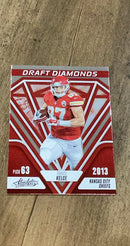 Travis Kelce 2023 Panini Absolute - Draft Diamonds DD-9 trading card image front