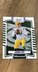 Jordan Love 2023 Panini Absolute - Blue 32 trading card image front