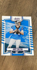 Andy Dalton 2023 Panini Absolute - Blue 23 trading card image front