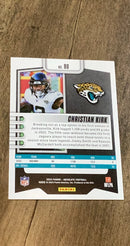 Christian Kirk 2023 Panini Absolute - Blue 80 trading card image rear