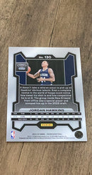 Jordan Hawkins 2023-24 Panini Prizm 130 trading card image rear