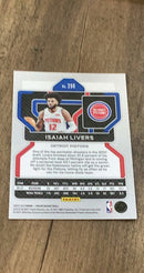 Isaiah Livers 2021-22 Panini Prizm 296 trading card image rear