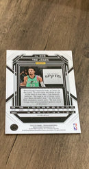 Tre Jones 2022-23 Panini Prizm - Prizms Silver 209 trading card image rear
