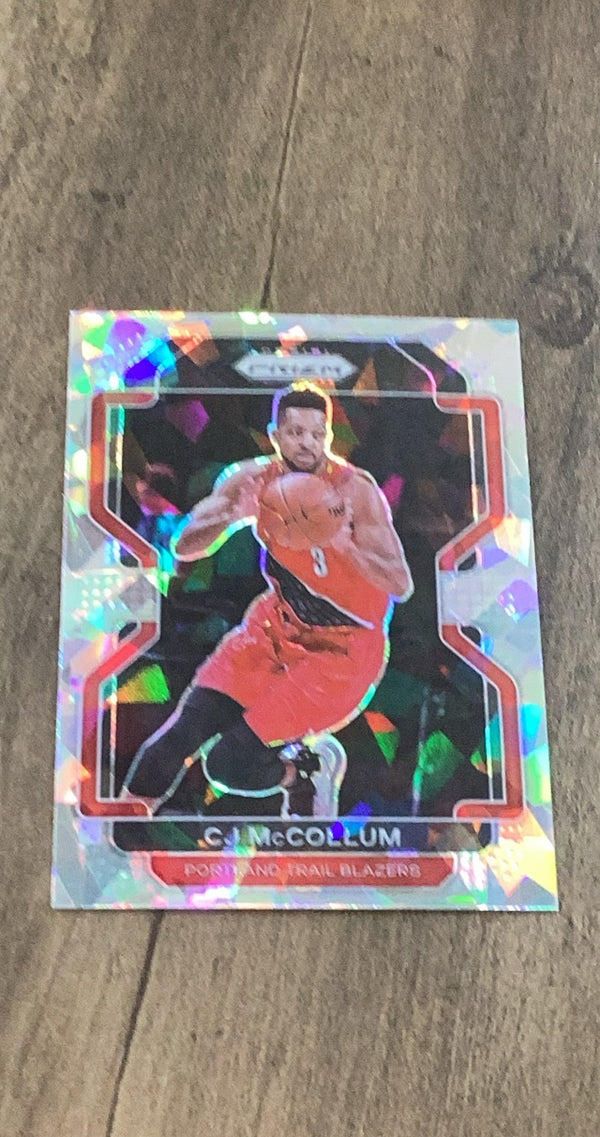 CJ McCollum 2021-22 Panini Prizm - Ice 22 trading card image front