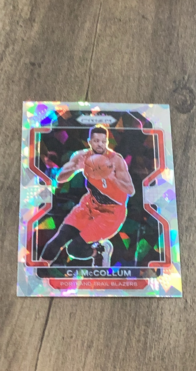 CJ McCollum 2021-22 Panini Prizm - Ice 22 trading card image front