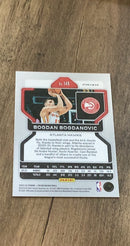 Bogdan Bogdanovic 2021-22 Panini Prizm - Ice 149 trading card image rear