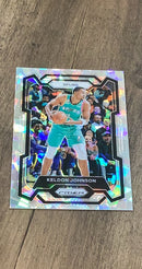 Keldon Johnson 2023-24 Panini Prizm - Prizms Ice 82 trading card image front