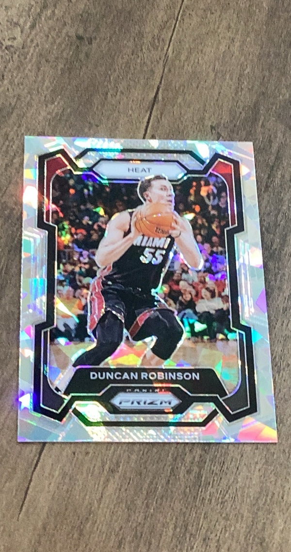 Duncan Robinson 2023-24 Panini Prizm - Prizms Ice 208 trading card image front