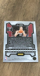 Duncan Robinson 2023-24 Panini Prizm - Prizms Ice 208 trading card image rear