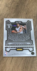 Cameron Thomas 2023-24 Panini Prizm - Prizms Ice 113 trading card image rear