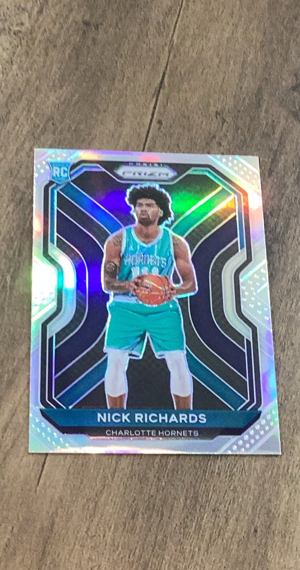 Nick Richards 2020-21 Panini Prizm - Silver Prizms 253 trading card image front
