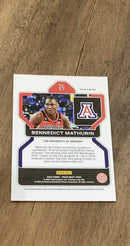 Bennedict Mathurin 2022 Panini Prizm Draft Picks - Silver 57 trading card image rear