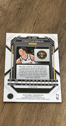 Christian Braun 2022-23 Panini Prizm - Prizms Pink Ice 223 trading card image rear