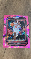 Coby White 2022-23 Panini Prizm - Prizms Pink Ice 71 trading card image front