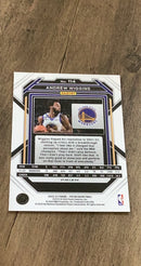 Andrew Wiggins 2022-23 Panini Prizm - Prizms Pink Ice 114 trading card image rear