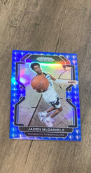 Jaden McDaniels 2021-22 Panini Prizm - NBA 75th Anniversary 12 trading card image front