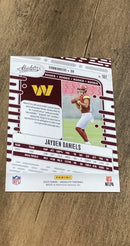 Jayden Daniels 2024 Panini Absolute - Retail 102 trading card image rear