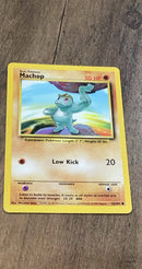 Machop 1999 Base Set 052/102 trading card image front