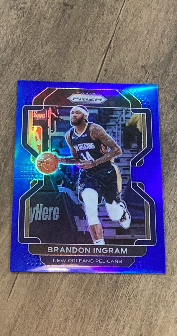 Brandon Ingram 2021-22 Panini Prizm - Blue 9 trading card image front
