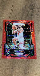 Coby White 2023-24 Panini Prizm - Prizms Red 239 trading card image front