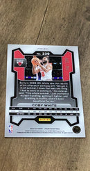 Coby White 2023-24 Panini Prizm - Prizms Red 239 trading card image rear