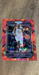Buddy Hield 2022-23 Panini Prizm - Prizms Red Ice 95 trading card image front