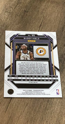 Buddy Hield 2022-23 Panini Prizm - Prizms Red Ice 95 trading card image rear