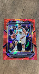 Klay Thompson 2022-23 Panini Prizm - Prizms Red Ice 115 trading card image front