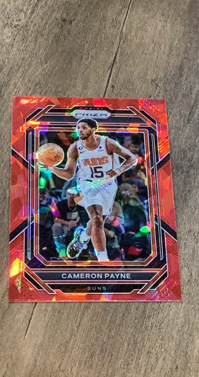 Cameron Payne 2022-23 Panini Prizm - Prizms Red Ice 129 trading card image front