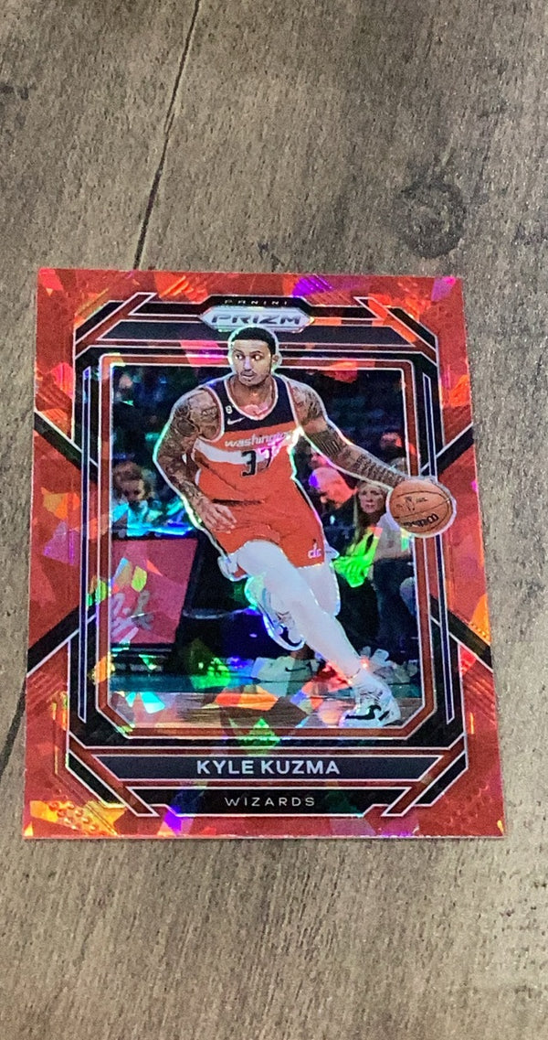 Kyle Kuzma 2022-23 Panini Prizm - Prizms Red Ice 172 trading card image front