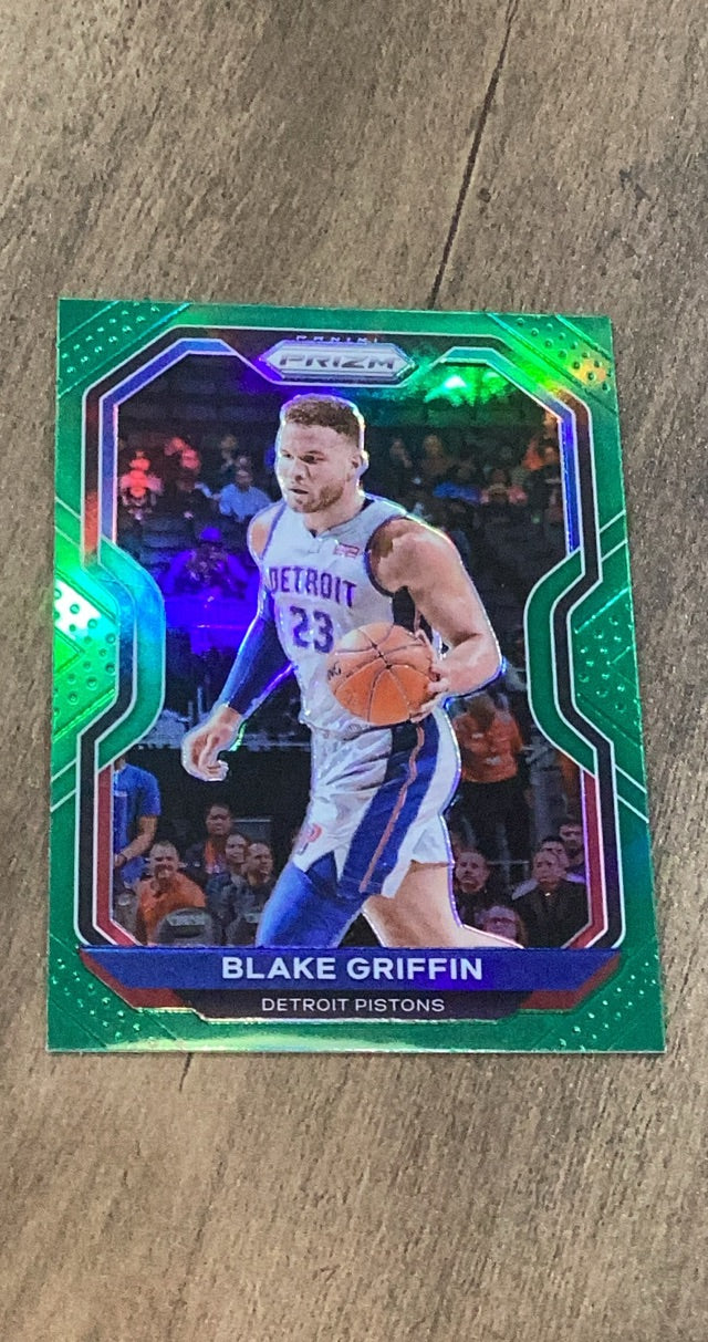 Blake Griffin 2020-21 Panini Prizm - Green Prizms 62 trading card image front