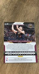 Matthew Dellavedova 2020-21 Panini Prizm - Green Prizms 57 trading card image rear