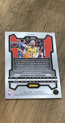 Dennis Schroder 2023-24 Panini Prizm - Prizms Red White and Blue 265 trading card image rear