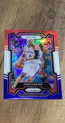 Vince Carter 2023-24 Panini Prizm - Prizms Red White and Blue 195 trading card image front