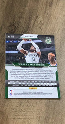 Wesley Matthews 2020-21 Panini Prizm - Red  White and Blue Prizms 168 trading card image rear