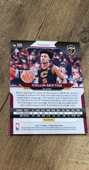 Collin Sexton 2020-21 Panini Prizm - Red White and Blue Prizms 225 trading card image rear