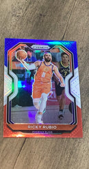 Ricky Rubio 2020-21 Panini Prizm - Red White and Blue Prizms 235 trading card image front