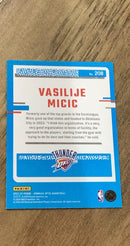 Vasilije Micic 2023-24 Donruss Optic 208 trading card image rear