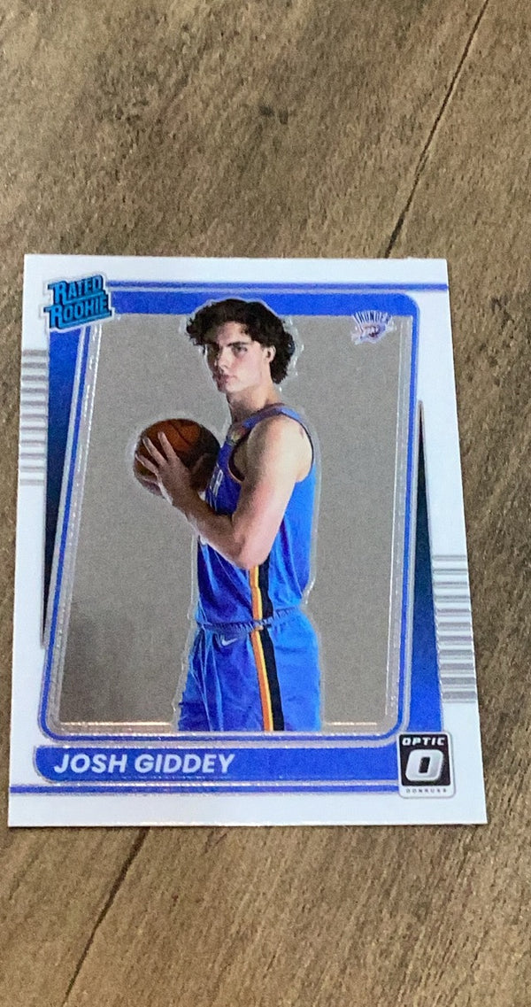 Josh Giddey 2021-22 Donruss Optic 152 trading card image front