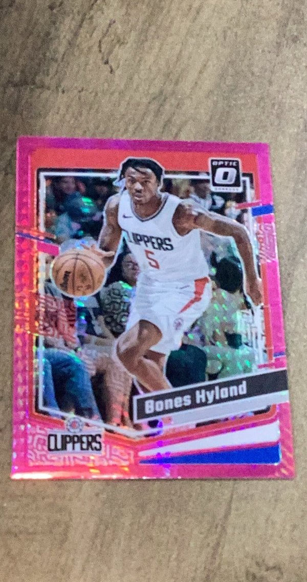 Bones Hyland 2023-24 Donruss Optic - Hyper Pink 50 trading card image front