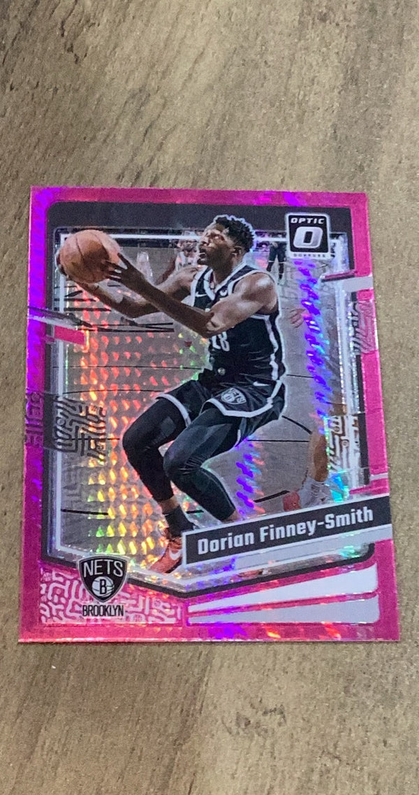 Dorian Finney-Smith 2023-24 Donruss Optic - Hyper Pink 69 trading card image front