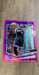 Malik Monk 2023-24 Donruss Optic - Hyper Pink 96 trading card image front