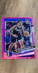 P.J. Washington Jr. 2023-24 Donruss Optic - Hyper Pink 92 trading card image front