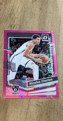 Nicolas Claxton 2023-24 Donruss Optic - Hyper Pink 148 trading card image front