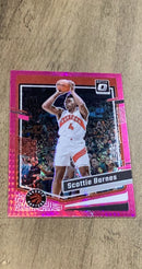 Scottie Barnes 2023-24 Donruss Optic - Hyper Pink 12 trading card image front