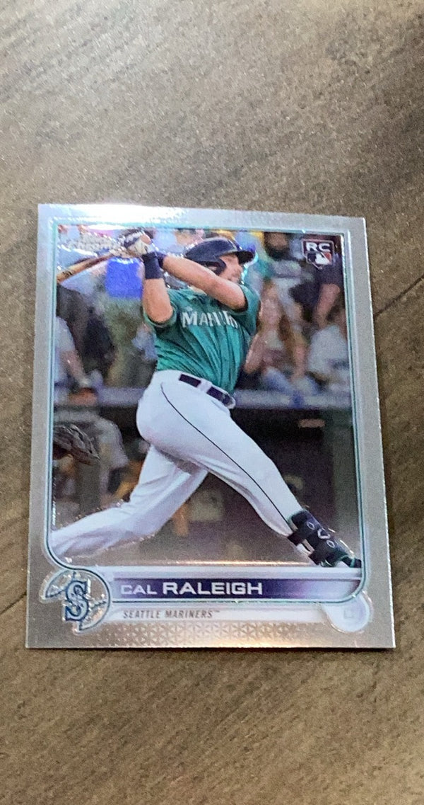 Cal Raleigh 2022 Topps Chrome 149 trading card image front