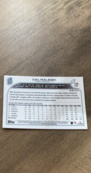 Cal Raleigh 2022 Topps Chrome 149 trading card image rear
