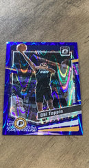 Obi Toppin 2023-24 Donruss Optic - Blue Seismic 17 trading card image front