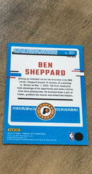 Ben Sheppard 2023-24 Donruss Optic - Hyper Pink 221 trading card image rear
